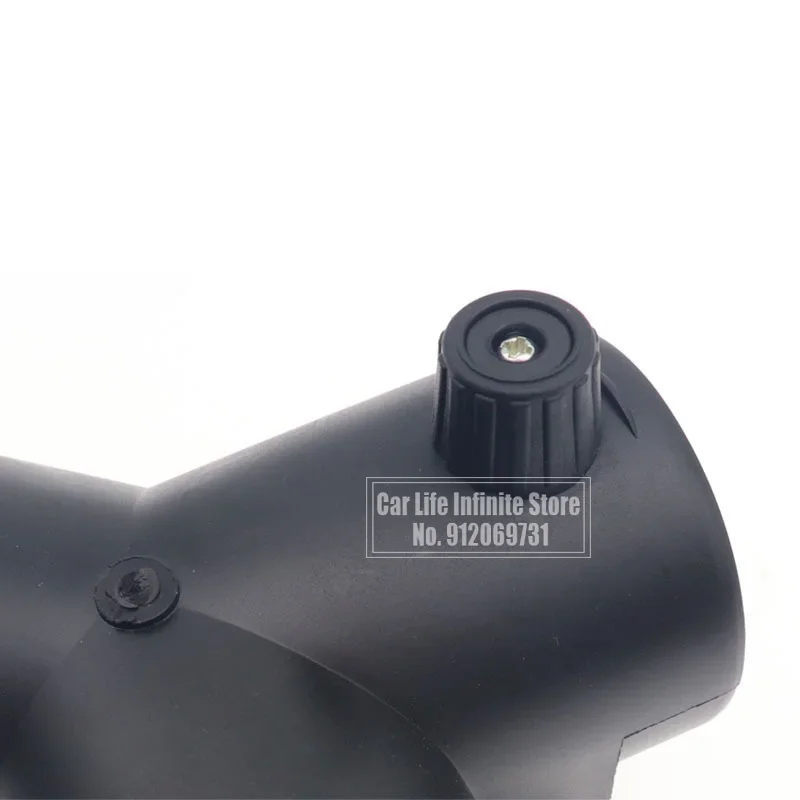 60/75mm Y Branch Car Heater Adjustable Air Vent Ducting Heater Exhaust Connector w/Regulating Valve Flap For Webasto Diesel