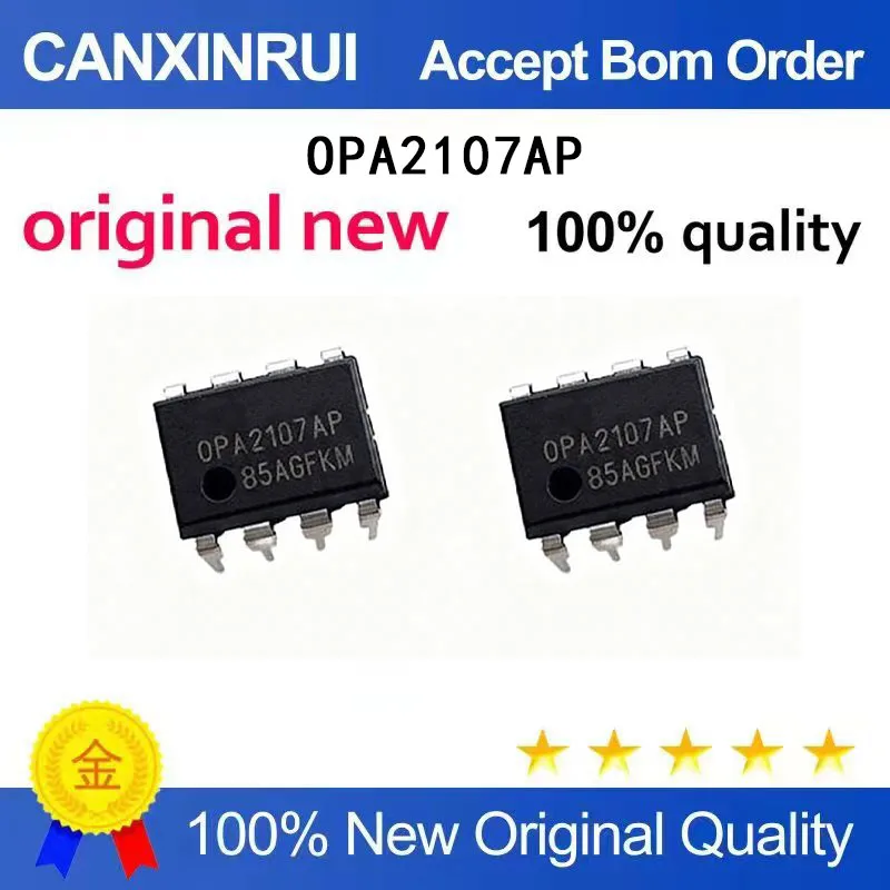 

(5-100 Pieces) Brand new original OPA2107APG4 OPA2107AP DIP8 spot chip IC