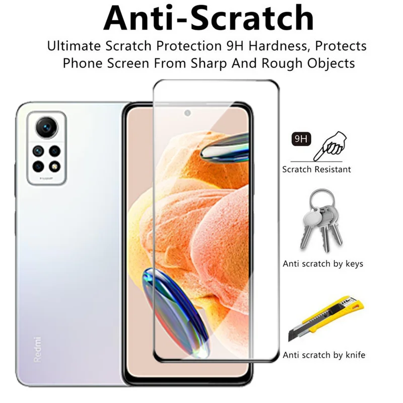 mica/lamina redmi note 12 pro plus screen protector for xiaomi redmi note 12 pro 4g protective tempered glass redmi note 12 s camera lens film redmi