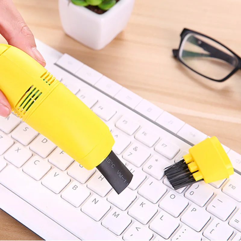 1pcs USB Keyboard Cleaner Creative Mini Vacuum Dust Machine For Computer Laptop PC Crevice Cleaning Brush Dust Cleaner