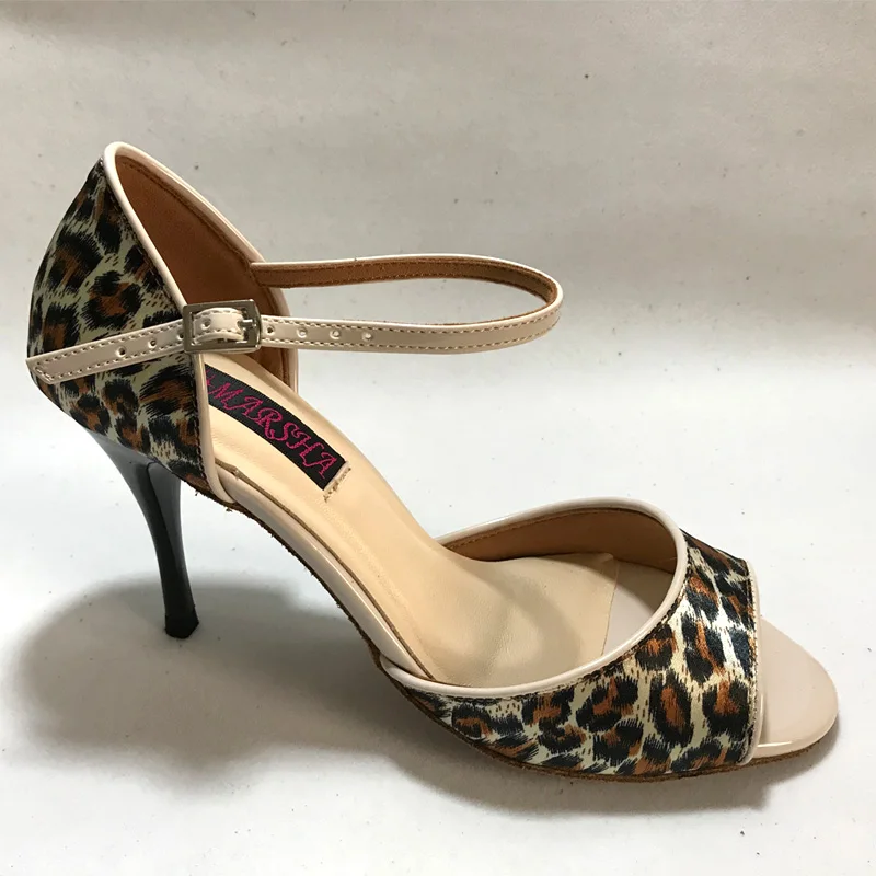 Sapatos de festa femininos confortáveis, sapatos latinos para dança de tango, casamentos e festas, 6205lpi