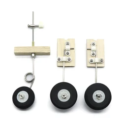 SU27 KT Board Aircraft Metal Landing Gear With Front Wheel Steering For Fixed-wing Aircraft Model Aircraft Fighters Parts