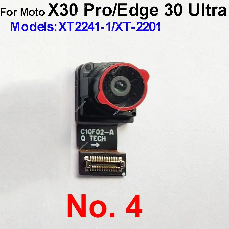 Rear Main Camera For Motorola MOTO X30 Pro Edge 30 Ultra XT2241-1 XT-2201 Small Front Back Big Camera Module Repair Parts