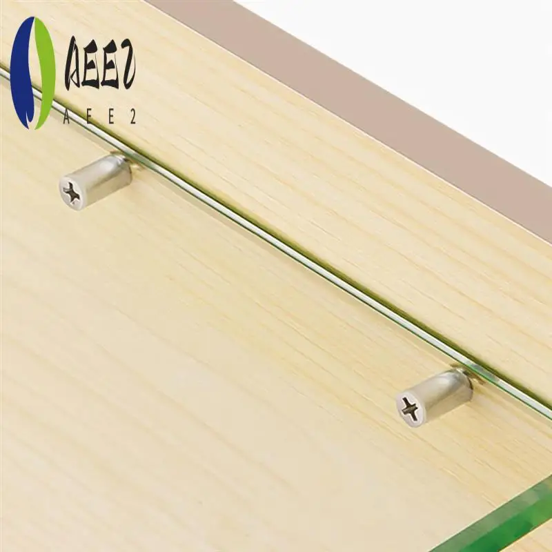 

AEE2-100PCS Fixed Support Self-Tapping Cross-Screw, Wardrobe Cabinet Glass Partition Nails Cross, With Rubber Sleeve
