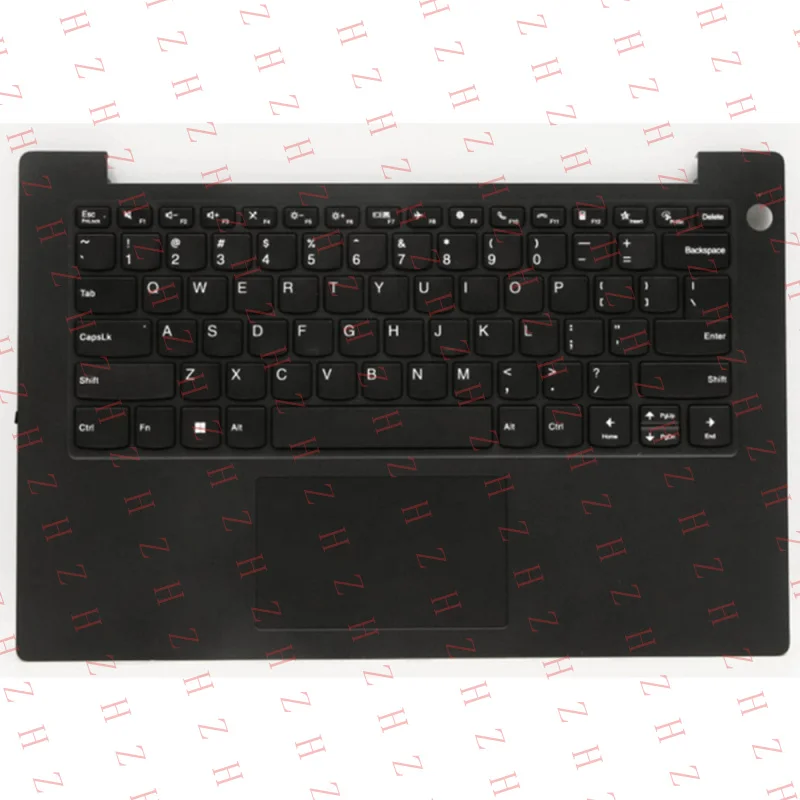 

P+ For Lenovo K14 Gen 1 Laptop LCD Back Cover / Keyboard Palmrest Upper Case Black