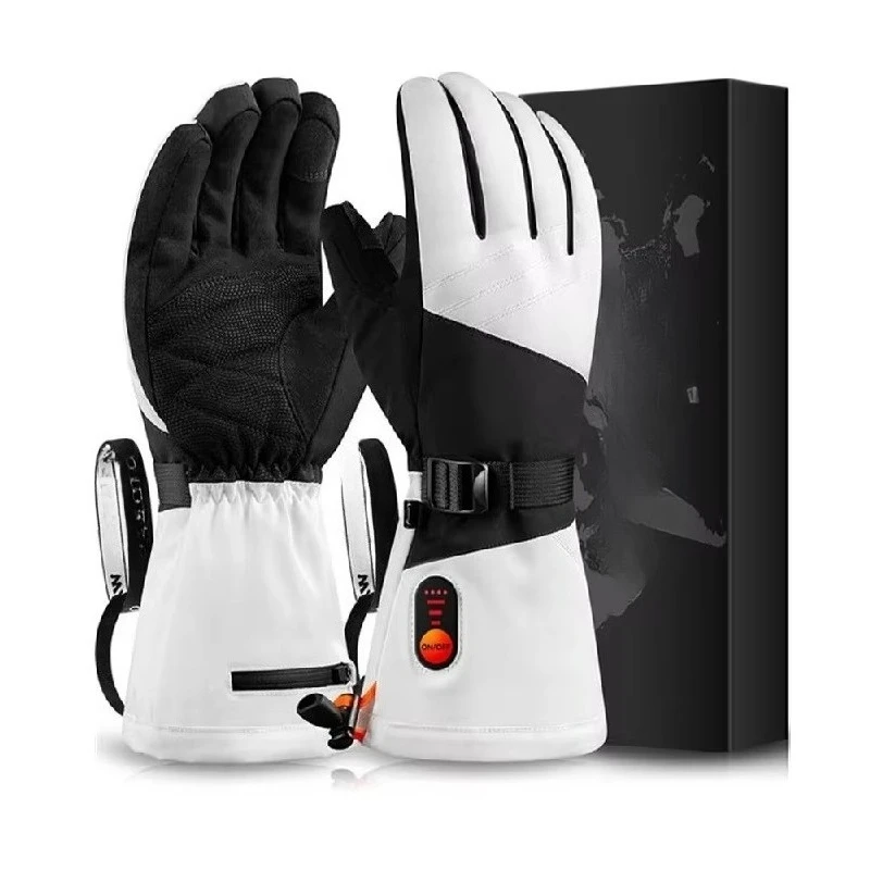 Custom Logo Winter Outdoor Sports Heated Gloves Factory Price Fashionable Hand Warmer for Ski Lovers
