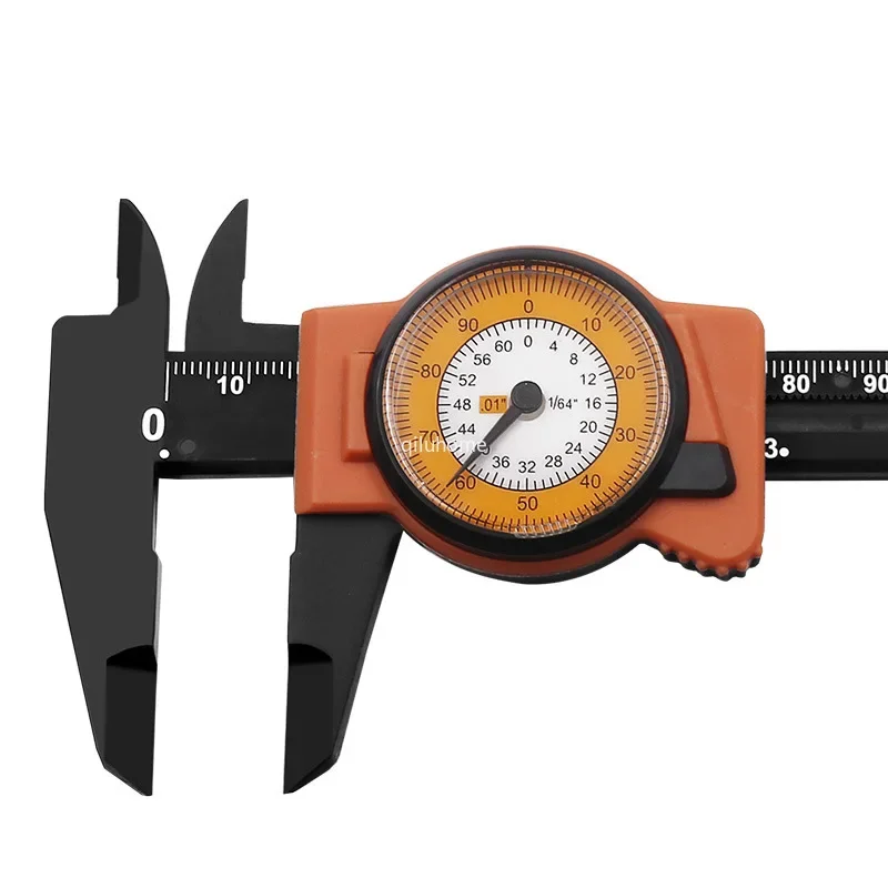 Metric 0-150mm Plastic Caliper with Meter Inch 0-6 