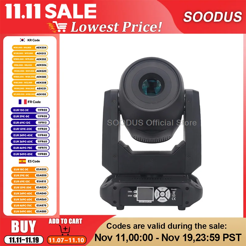 

Dj Lights 120W LED Moving Head Light Ring Head Light LED With Pattern DMX512 Control Strip For Show DJ Stage Dance KTV Bar Party