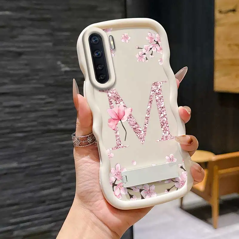Casual romântico sakura m design flexível caso elegante e suporte de proteção feito para oppo f15 ideal para reno f a 1 21 55 8 5 17