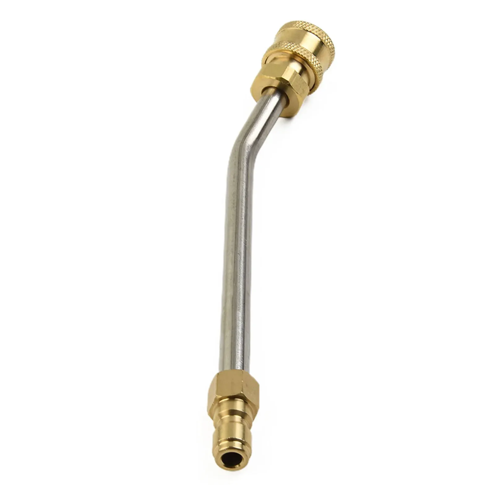High Quality Turbo Nozzle Spray Nozzle Stainless Steel 1/4 Quick Connect Bent Rod Cleaner Accessories Easy Connect