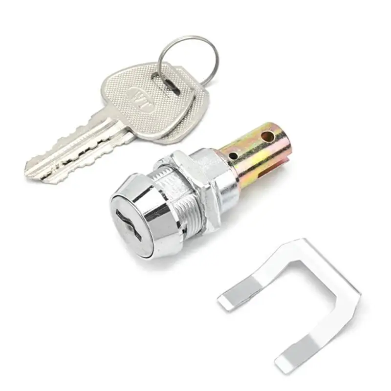 652F Metal Tool Box Lock with Keys Cabinet Insert Linkage Tool Box Lock Portable File Cabinet Lock Hardware Easy to Use