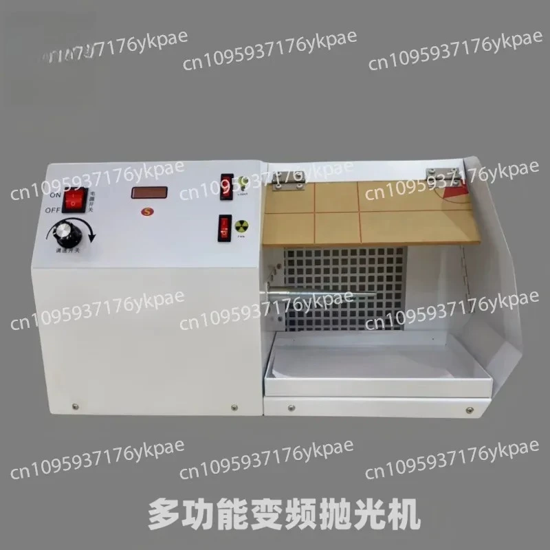 Frequency Conversion Vacuuming Cloth Wheel Machine Adjustable Speed Desktop Polishing Machine Variable Speed Single Head