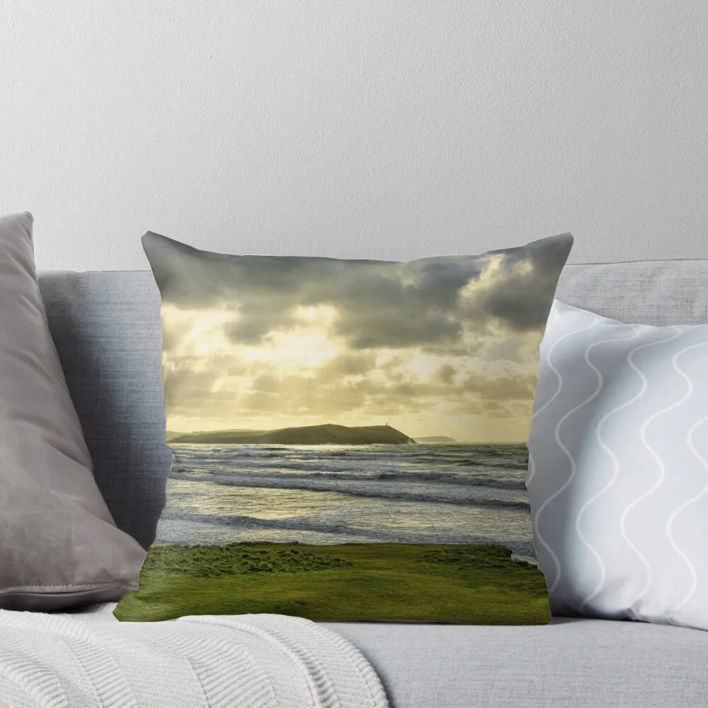 Polzeath Sunrays Throw Pillow luxury home accessories Couch Pillows pillow