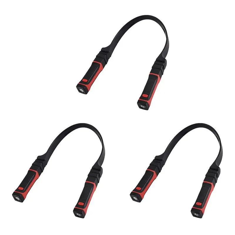 A53Q-3X Detachable Neck Light Rechargeable, LED Work Light With Magnetic Base, Hands Free Mechanic Light, Around Neck