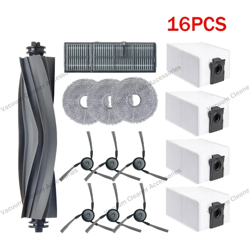 16-Piece Accessory Kit Compatible For MOVA P10/P50 Pro/Ultra, Dreame L10s Ultra, and Third-Generation Robot Vacuums
