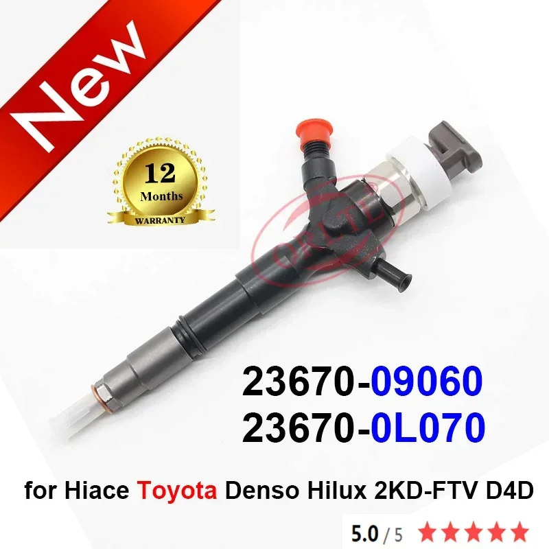 Fuel Injector 23670-0L070 2367009060 Genuine Fuel Injector 236700L070 23670-09060 For Hiace Toyota Denso Hilux 2KD-FTV D4D