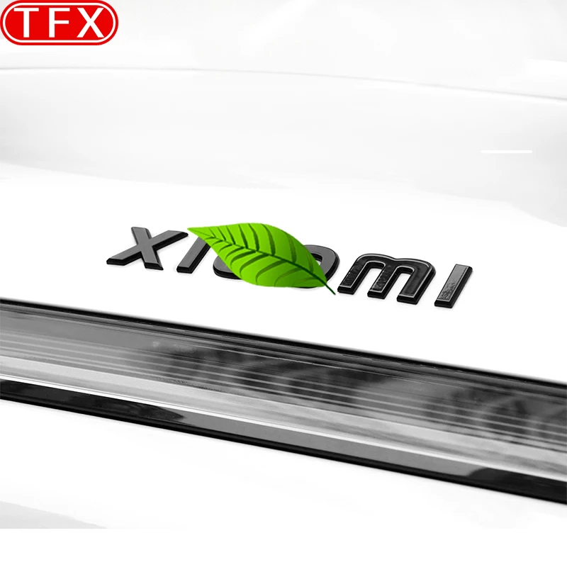 For Xiaomi YU7 2025 2026 Car Styling Emblem & Tail Badge Decals Covering Black Knight Sticker Modification Auto Accessories