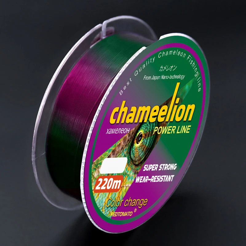 220m Japan Color Changing Fishing Line Monofilament  Fluorocarbon Coated Strong Nylon Fishing Line