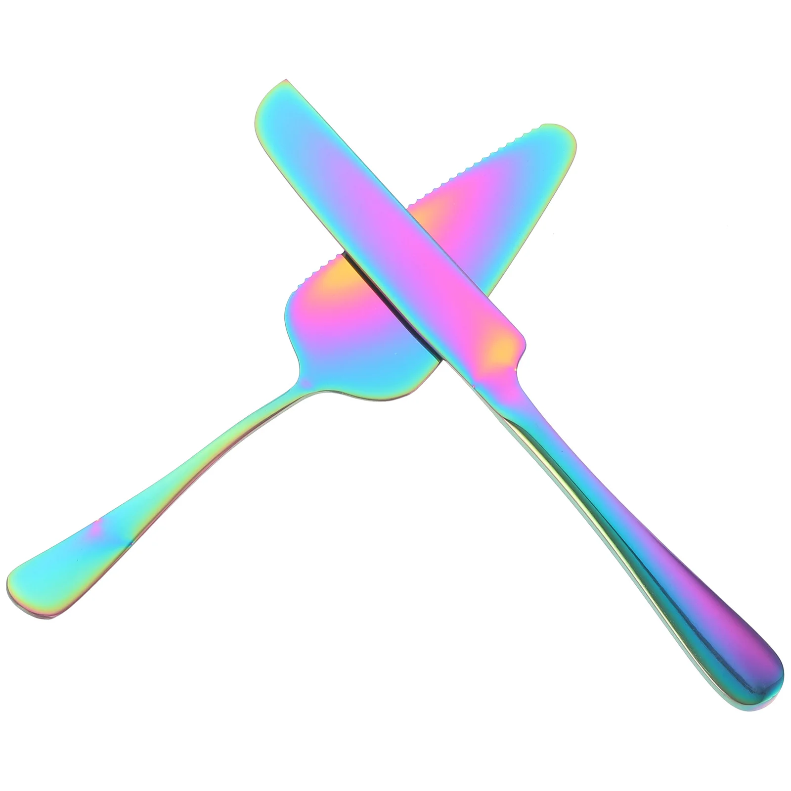 

1Set Cake Spatula and Cutter Set Premium Stainless Steel Anti-Rust Design Easy to Hold for Weddings Birthday Party