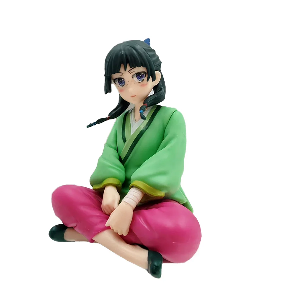 The Apothecary Diaries Maomao Jinshi Mini figura periferia de animé Kawaii juguetes sentados adornos de coche de escritorio regalos de modelo