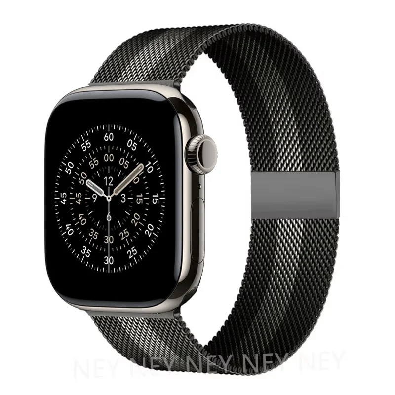 Milanaise-Schlaufenarmband für Apple Watch Band 11 46 mm 44 mm 40 mm 41 mm 42 mm 45 mm Armband iWatch Serie 10 8 7 6 5 4 SE 9 Ultra 3 49 mm