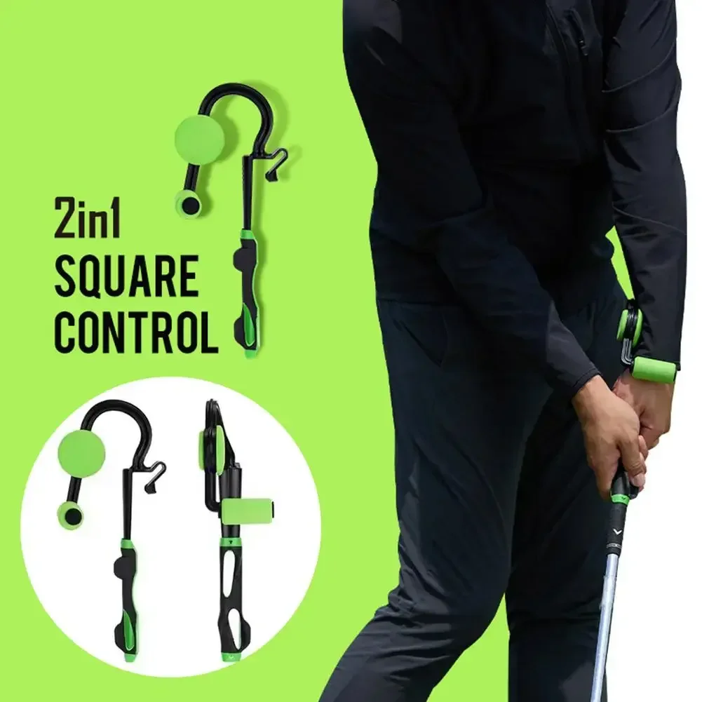 2in1 Golf Swing Trainer Grip Corrector Posture Alignment Aid Putter Practice Tool Hand Shape Grip Beginner Sports Accessories
