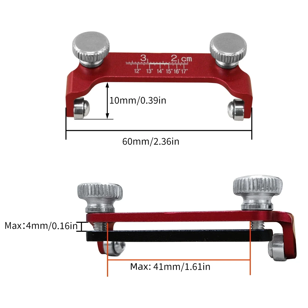 

Aluminum Chisels and Planes Woodworking Chisel Sharpener Honing Guide System Chisel Sharpening Holder Guide with Angle Scale
