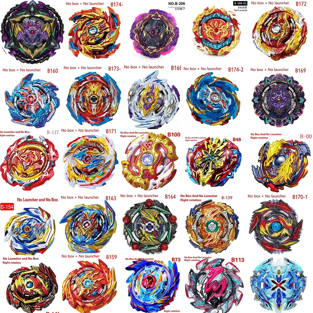 @ شفرات الغزل العلوية Bayblade Burst Gyro B193 B174 B175 169 شفرات شفرة معدنية فيوجن Bayblade ألعاب قتال عالية الأداء #2