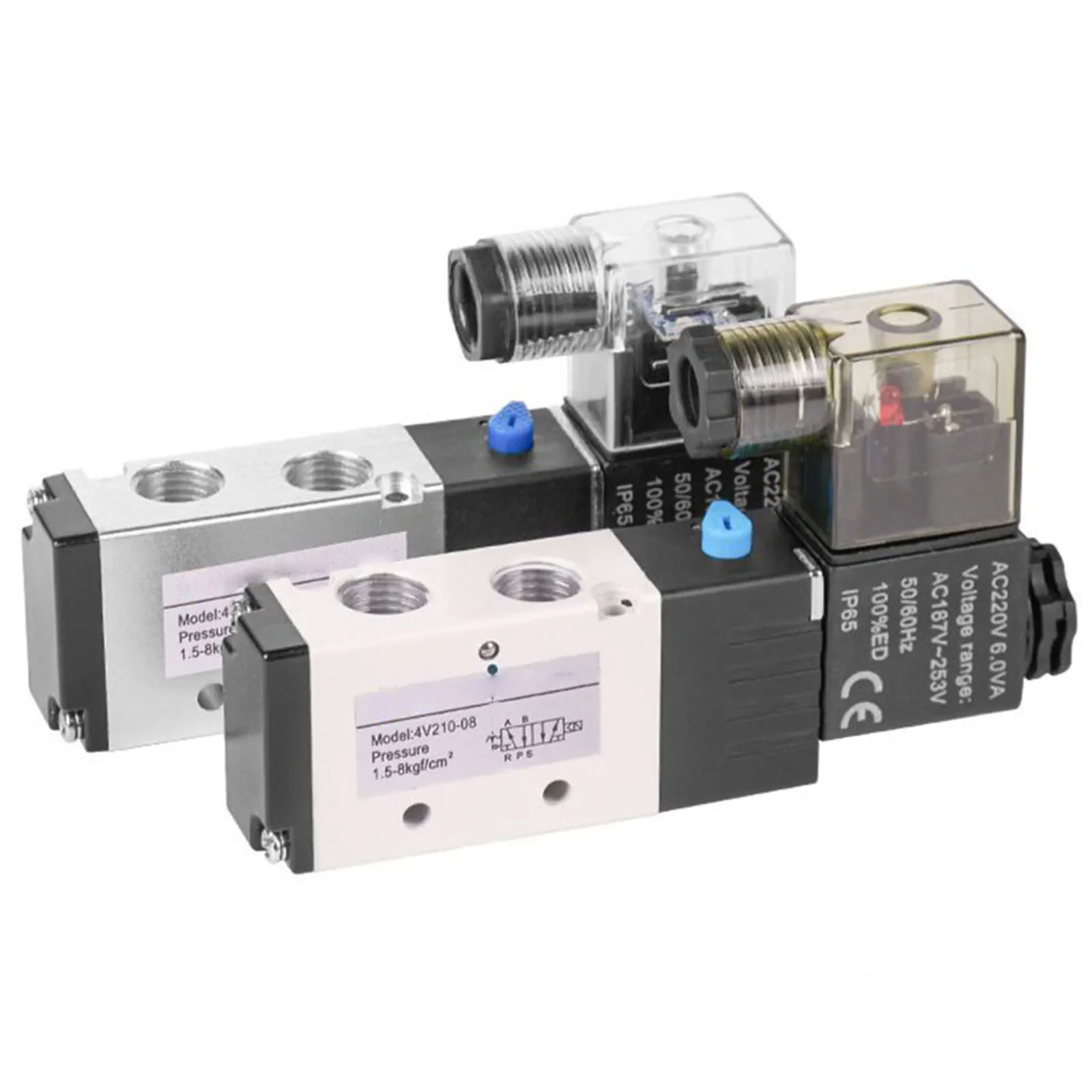 Solenoid-operated Switch Control Valve Flow Control Muffler 11.8x6.6x2.1cm 29mA 6pcs/set BSPT Pressure Resistance