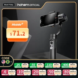 Hohem iSteady Mobile2024 KIT Gimbal for Smartphone 3-Axis Gimbal Fill Light for iPhone 15 and Android estabilizador para celular