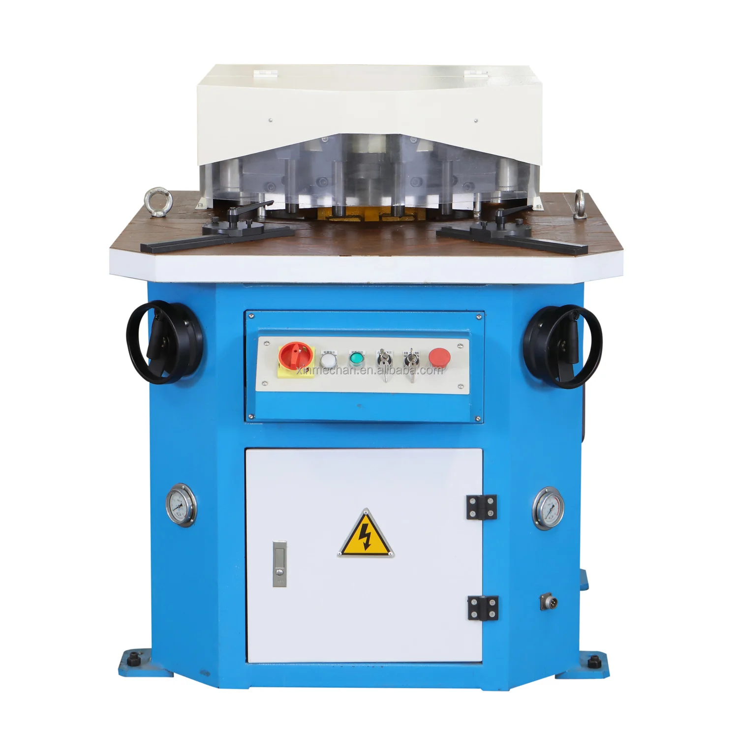 YYHC-China factory 2024 newly coming double protractor high efficiency hydraulic angle notching machine