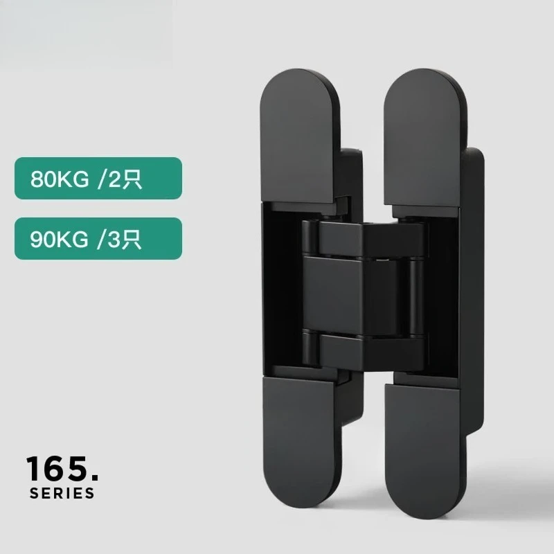 3D adjustable trapdoor, hidden heavy folding door hinge cross hinge high strength invisible hinge