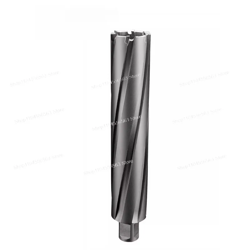 Carbide X-type hollow drill bit Extended depth of steel plate drill