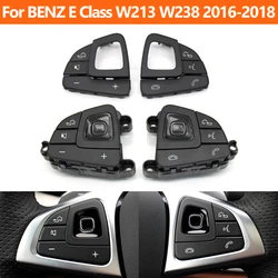 Car Left/Right Steering Wheel Switch Control Button Cover For Mercedes BENZ E Class W213 W238 E200 E300 E350 2016 2017 2018