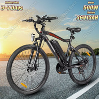 SAMEBIKE SY26-II Electric Bicycle 500W Brushless Motor 36V13AH Removable Battery Mountain E-bike 26 Inch Tire City Electric Bike
