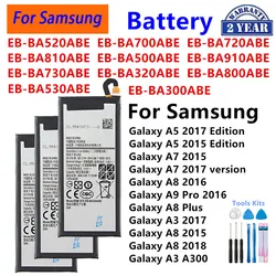 EB-BA520ABE EB-BA320ABE EB-BA530ABE EB-BA720ABE BA300ABE Battery For Samsung Galaxy A5 2017 Edition Galaxy A7 A8 A9 A3 version