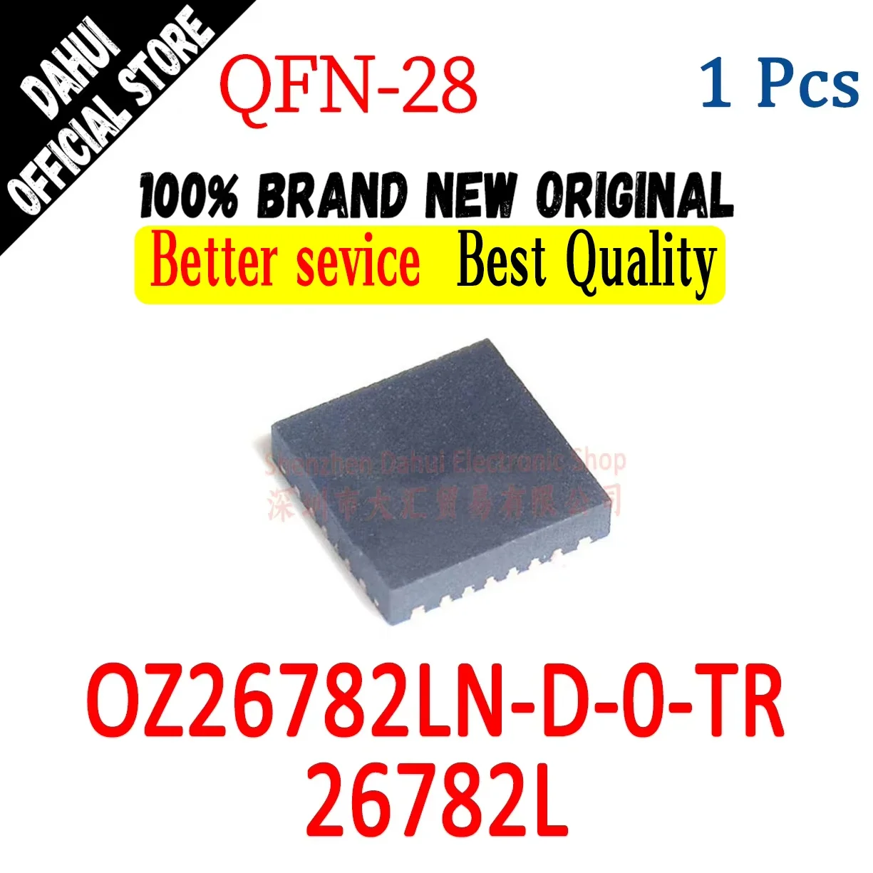 (1Piece) 100% Brand New Original OZ26782LN-D-0-TR OZ26782LN OZ26782L 26782L QFN-28 Chipset In Stock