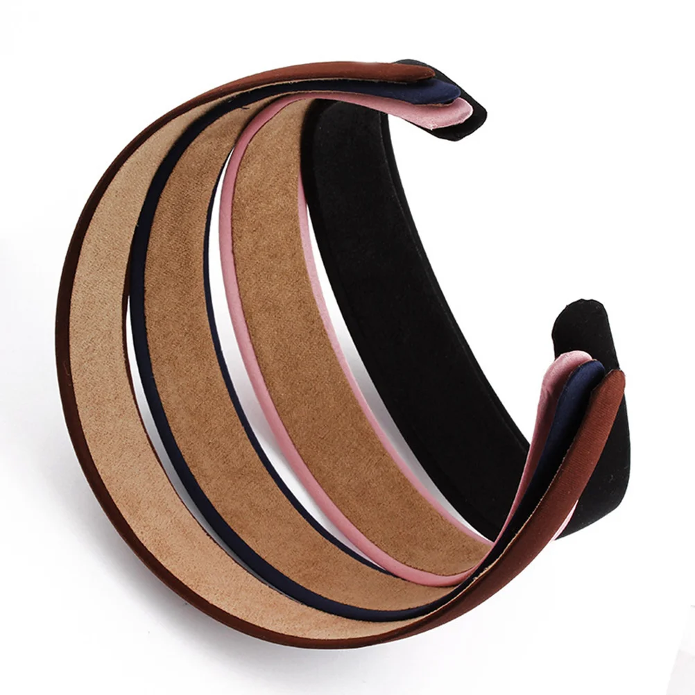 

12 шт., широкая повязка для волос, женская повязка на голову, модная, очаровательная, элегантная, изящная, милая, вечерние, свадебные, концертные аксессуары, темно-синяя широкая повязка для волос