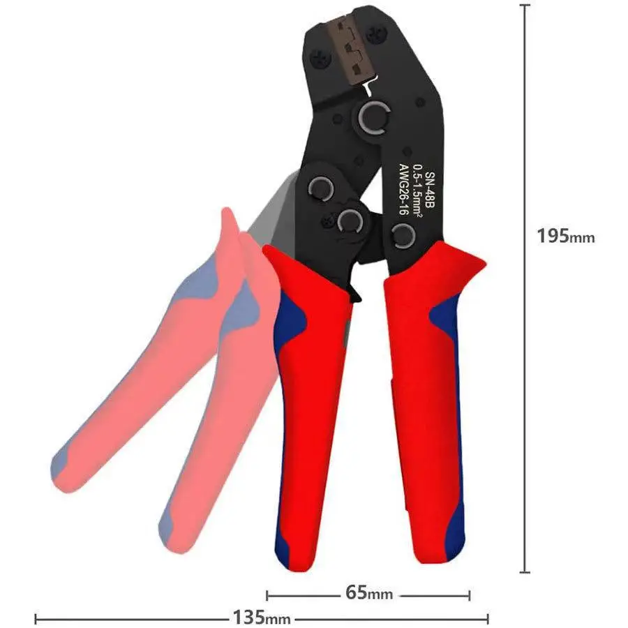 315pcs Male Female Wire Box Insulated Cable Connector 2.8/6.3mm Electrical Crimp Terminals Termin Spade Connectors Assorted Kit