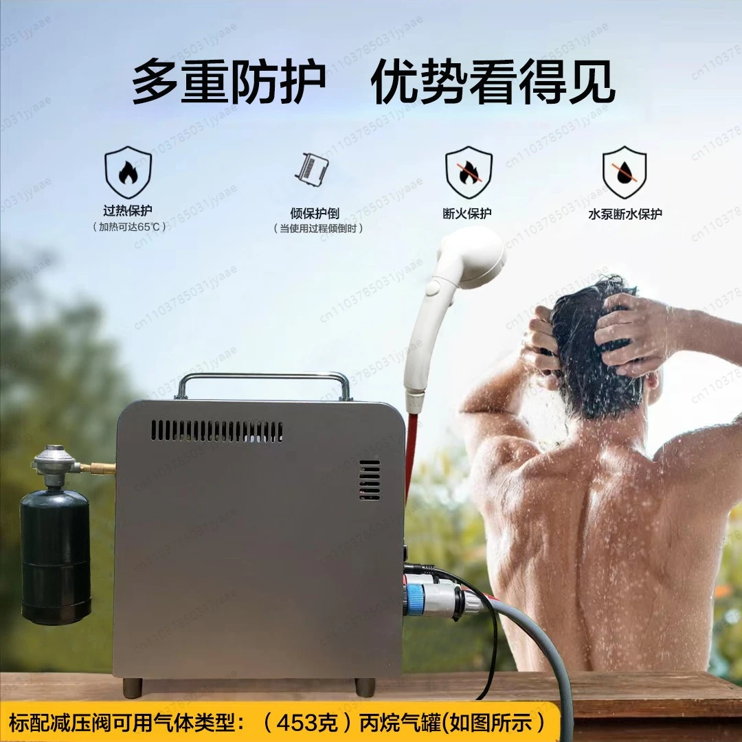 Przenośny gazowy podgrzewacz w – Outdoor Camping Water Heater recenzja i cena
