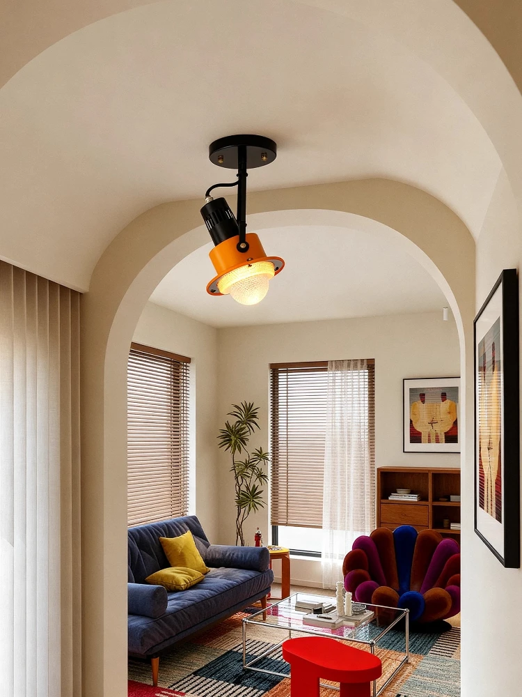 Retro Industrial Designer Ceiling Light Wall Lamps Swing Arm Bedside Iron Art Wall Mounted for Bedroom Living Dining Room Study