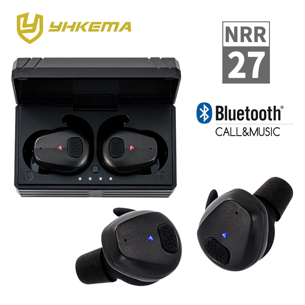 EB10 Bluetooth 5.3 Earplugs, Tactical Shooting Anti-Noise Earmuff, Hunting Airsoft Hearing Protection Electronic Devices