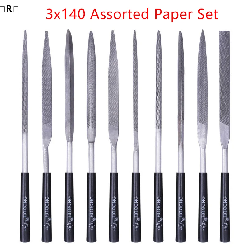〔R〕Juego de 10 limas de aguja de metal, limas de mano para pulir madera y metal, limas de acero para limar 〔Winter2〕