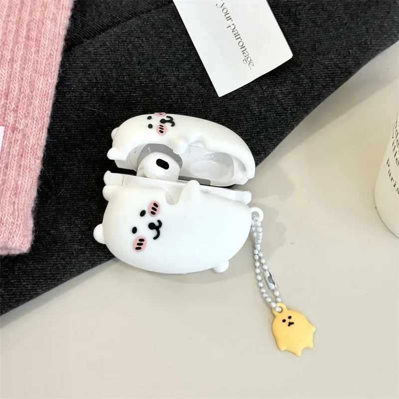 Cartoon Embrace Bear Case for AirPods 4 Airpod 1 2 3 Pro Pro2  Bluetooth Earbuds Charging Box Protective Earphone Case Cover