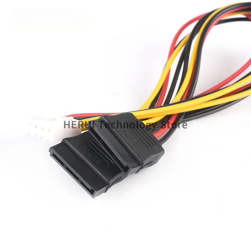 SATA power cable one minute two 6P to IDE4 10 12P pin motherboard SSD Connect the graphics card adapter cable