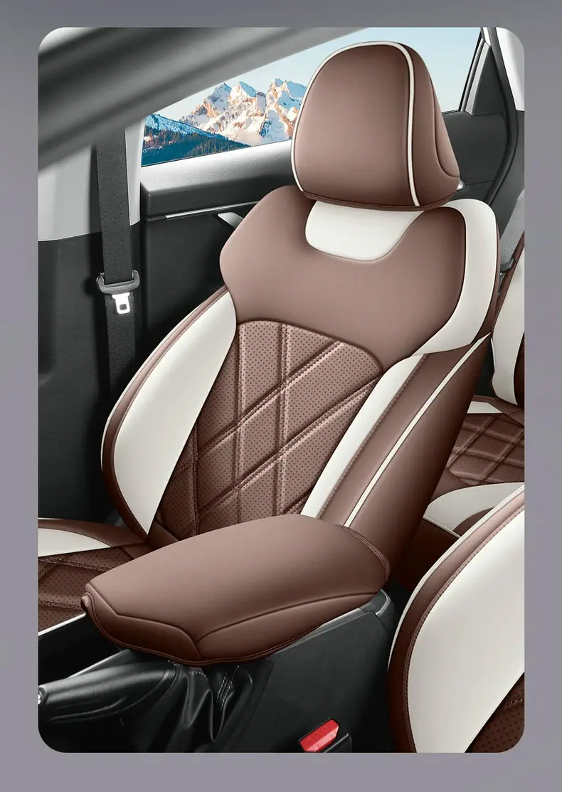 Left-Drive Car Seat Cover For Geely Emgrand 2022-2026 Custom Full Surround Seat Covers All Season Auto Seat Cushion Specially