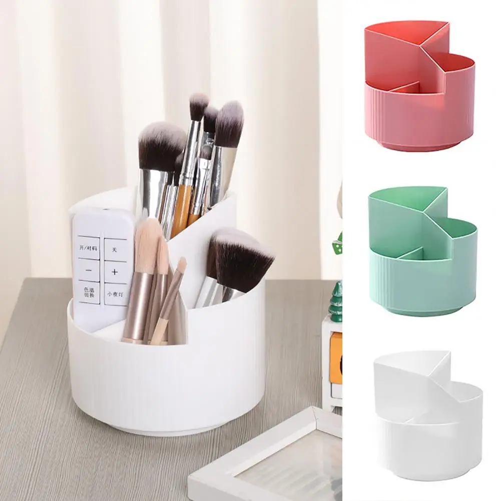 Pen Holder Cup Pen Holder for Desk Rotating Pen Holder with Multiple Compartments Office Home School Stationery Organizer