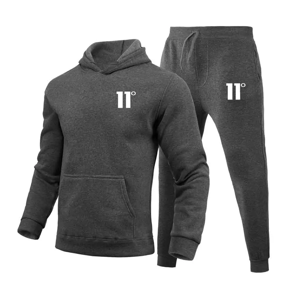 Men's Hooded Sweatshirts and Men Pants Casual Men's Tracksuit Sportswear Autumn Winter Men Suit Men's Clothing Leisure Sets Male