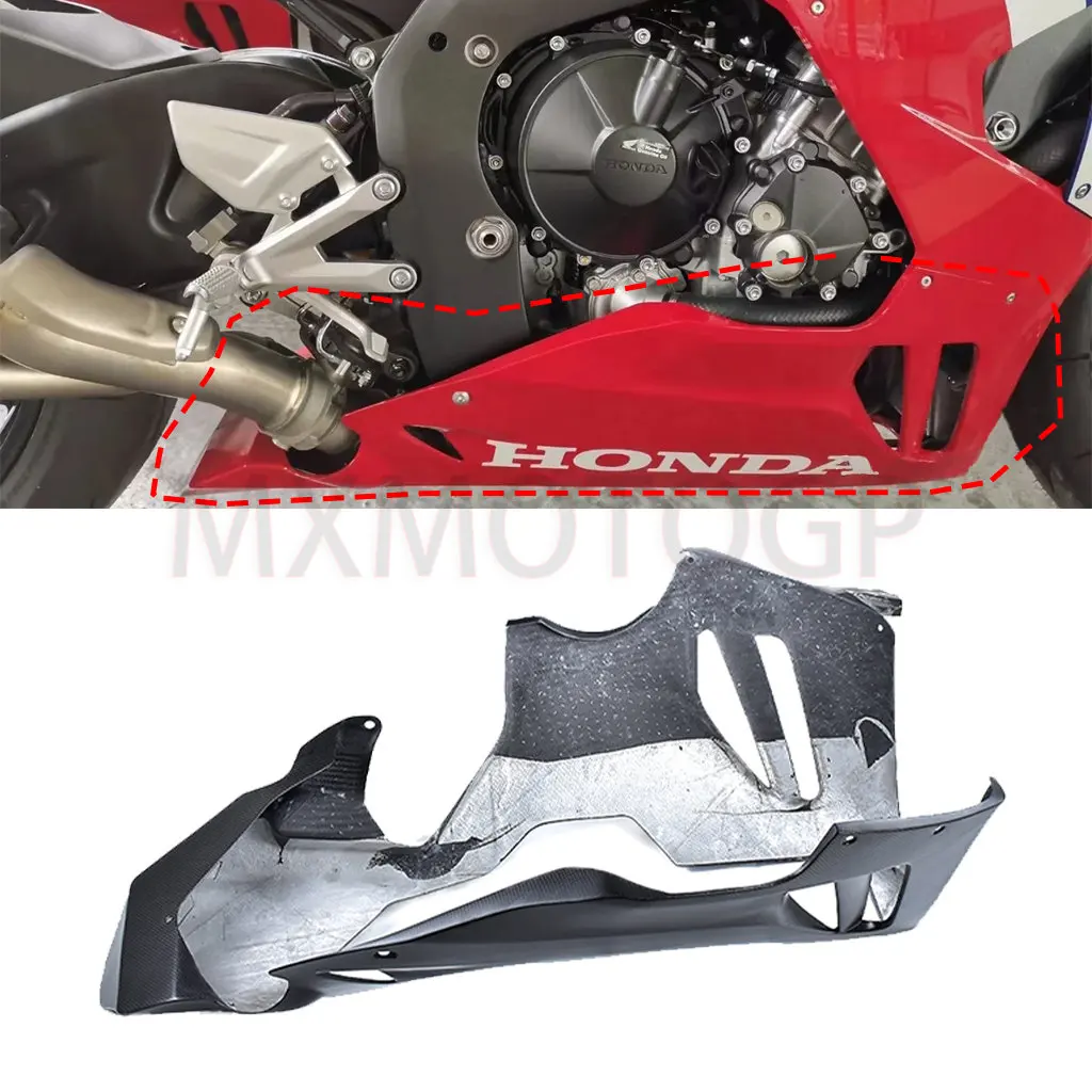 

For Honda CBR 1000 RR-R CBR1000RR-R Motorcycle Modified 3K Carbon Fiber Belly Pan Fairing Lower Body 2021 2022