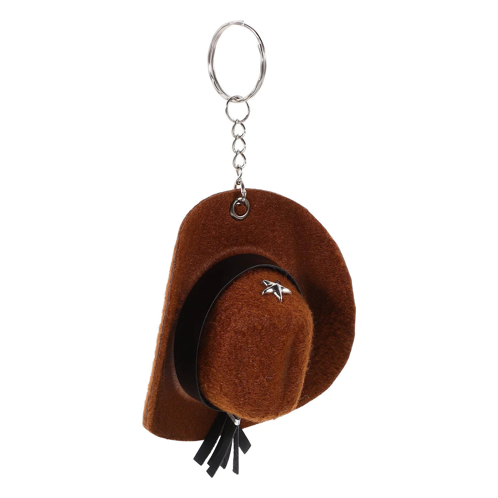 

Cowboy Hat Keychain Mini Backpack Portable For Bag Accessories Cute Keychains Cloth Women Pendant